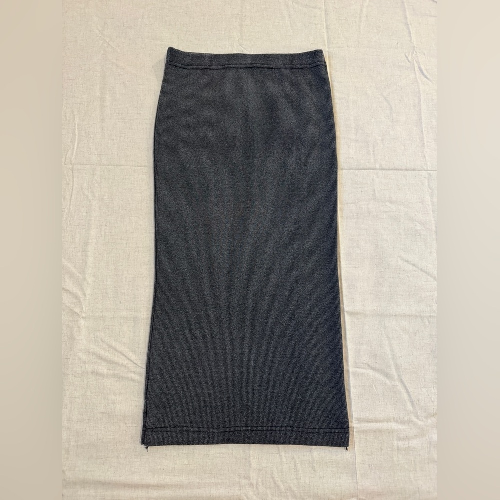 Pick 2 items for $20. Stretchy and comfortable Gray Midi Skirt
